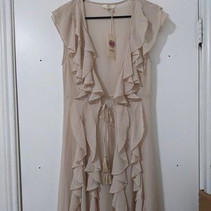 Entro Ruffle Cardigan S NWT